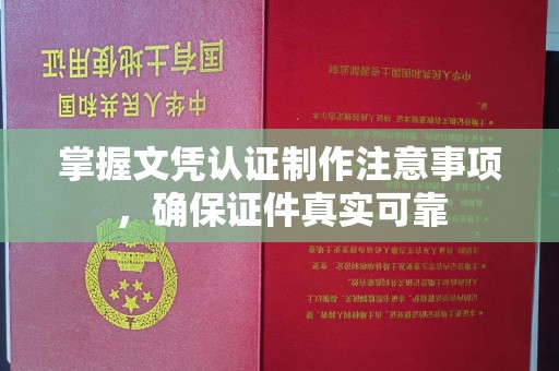 辽中掌握文凭认证制作注意事项，确保证件真实可靠
